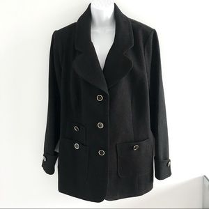 NWOT Joan Rivers Black Gold Blazer Coat Plus Size
